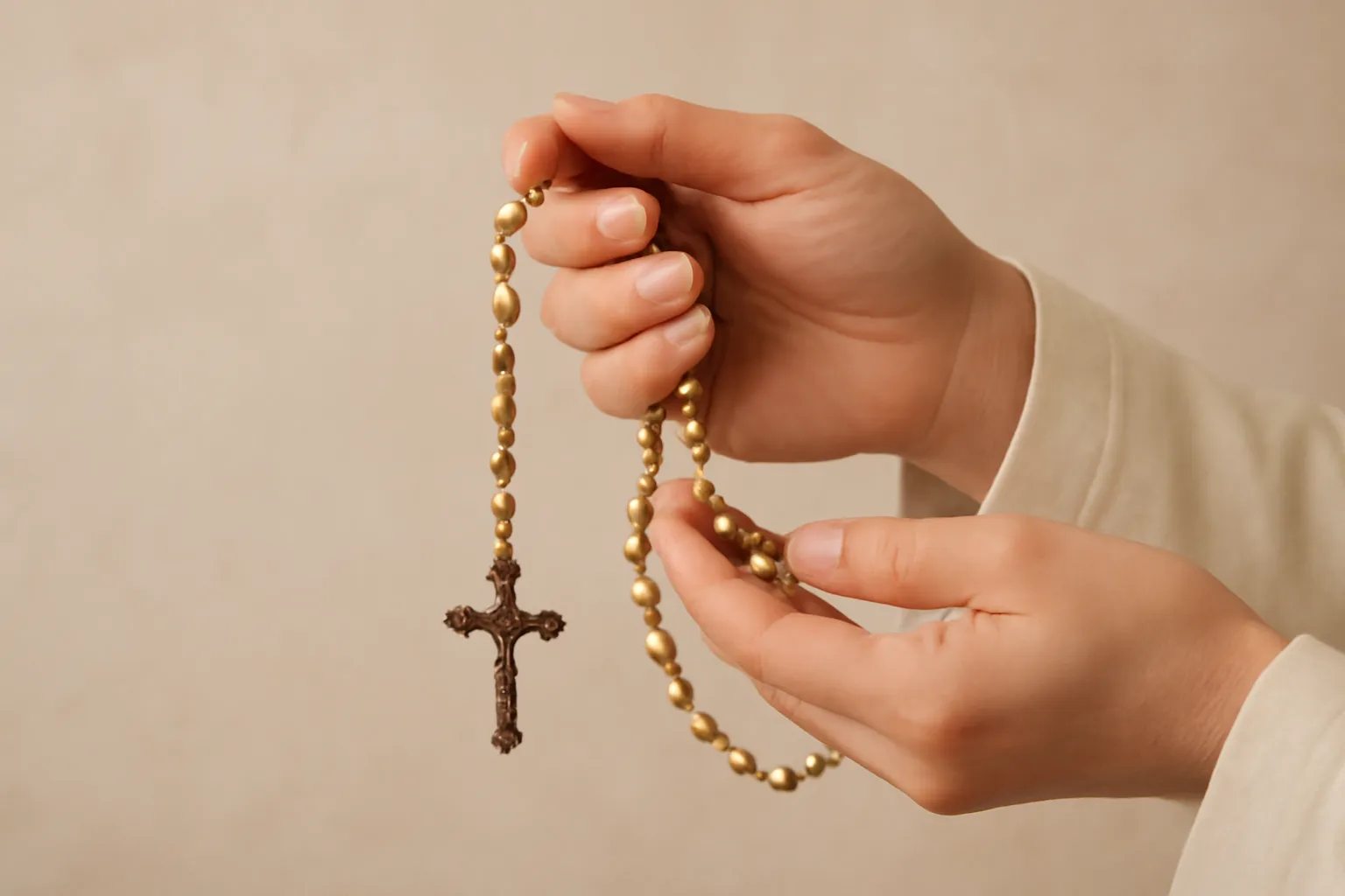 Cómo rezar el rosario fácil: guía paso a paso para principiantes