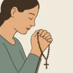 como rezar el rosario una sola persona