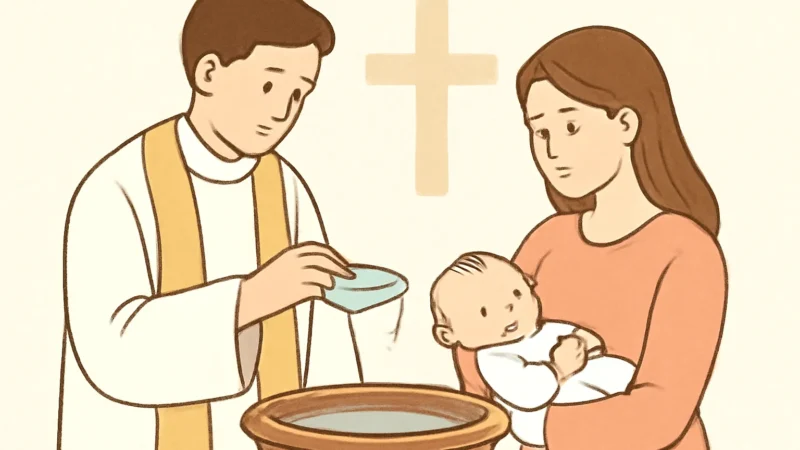 Qué es el bautismo para niños: significado y pasos